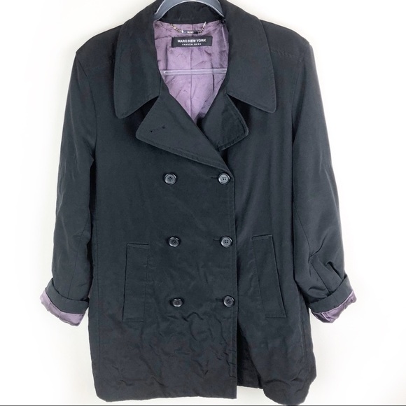 Marc New YorkAndrew Marc dressy work trench coat size: L - Picture 1 of 8